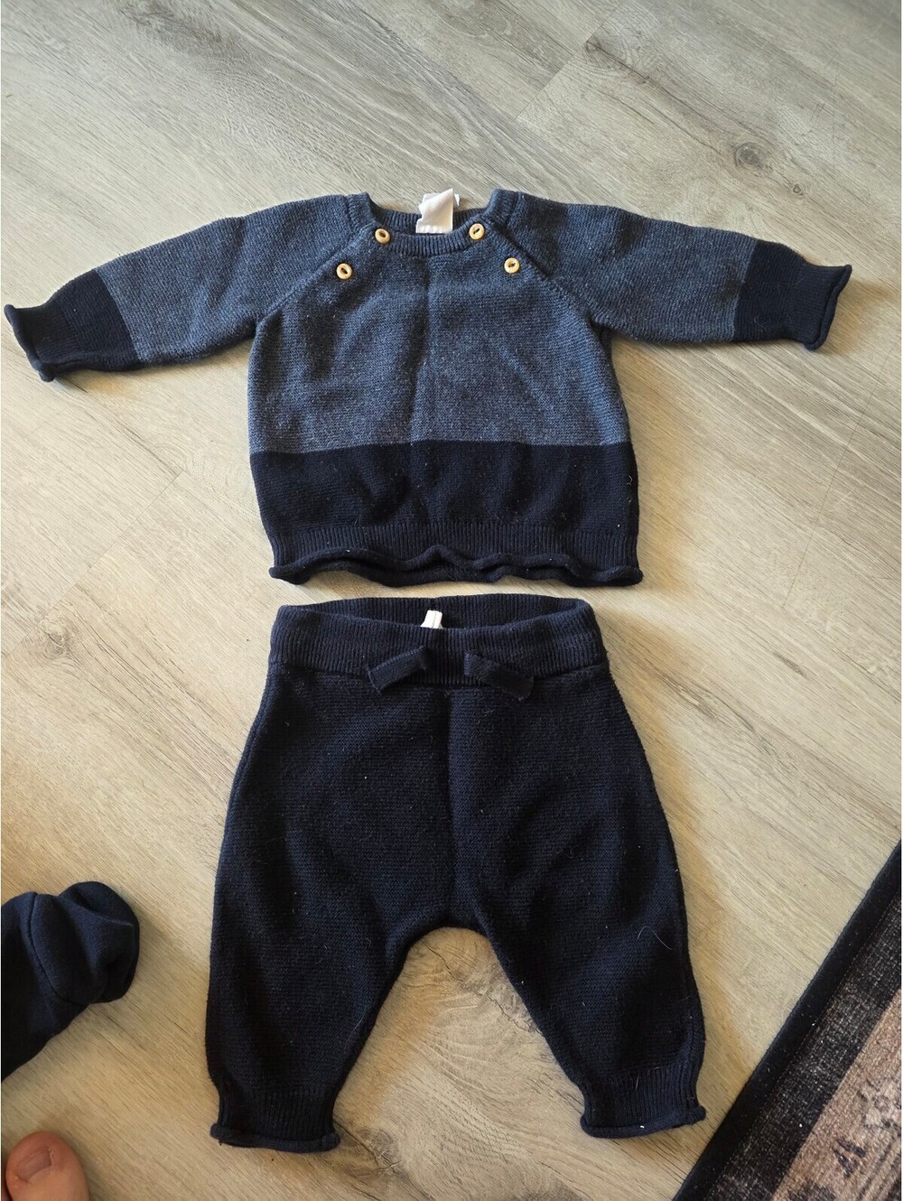 Baby Newborn Knit outfit set H+M